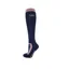 Woof Wear Long Bamboo Tech Riding Socks - Navy/Rose