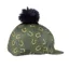 Shires Tikaboo Hat Cover - Green with Horseshoe