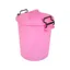 Earlswood Heavy Duty Dustbin and Lid With Clips - 50 Litres - Pink