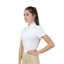 Hy Equestrian DynaMizs Scarlet Show Shirt - White