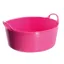 Red Gorilla Tub Trug Bucket Shallow - Pink