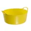 Red Gorilla Tub Trug Bucket Shallow - Yellow