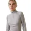 Ariat Ladies Sunstopper 1/4 Zip Baselayer - Silver Scone Dot
