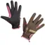 Covalliero Cora Horse Riding Gloves - Brown/Pink - 6.5 Extra Small