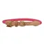 Digby and Fox Reflective Dog Collar - Pink - Large