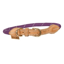Digby and Fox Reflective Dog Collar - Purple