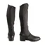 Hy Equestrian Synthetic Combi Leather Chaps - Brown