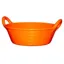 Red Gorilla Plas S1 Small Rubber Tyre Skips - Orange