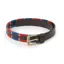 Shires Drover Skinny Polo Belt - Navy/Red
