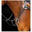 Shires Salisbury Five Point Elasticated Breastplate - Black