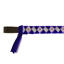 ShowQuest York Velvet Browband - Purple/Lilac/Silver - Cob